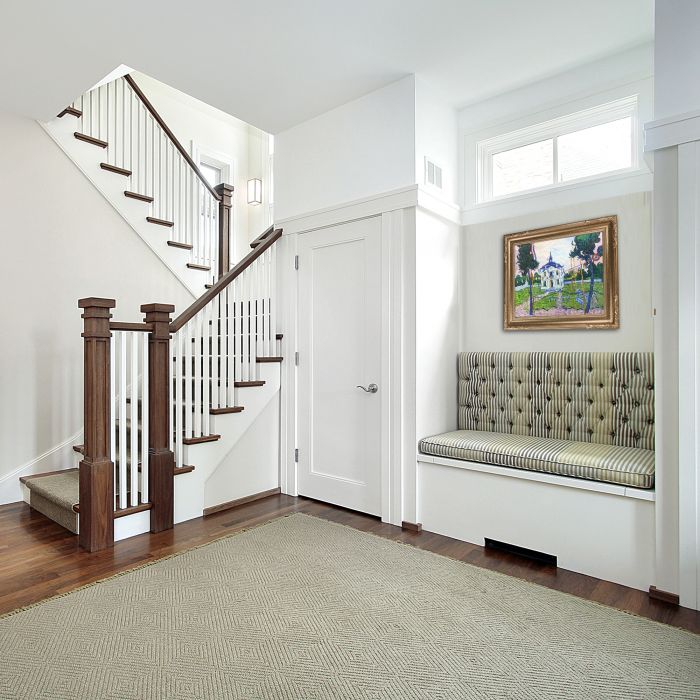 Auvers Town Hall in 14 July with Florentine Dark Champagne Frame - Florentine Dark Champagne Frame 20"X24"