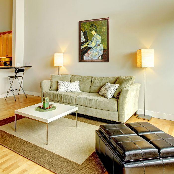 Marguerite Gachet at the Piano Pre-Framed - Verona Cafe Frame 24"X36"