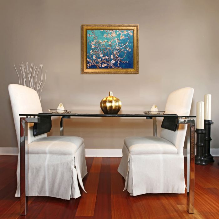 Branches of an Almond Tree (Luxury Line) Pre-Framed - Versailles Gold King Frame 20" X 24"