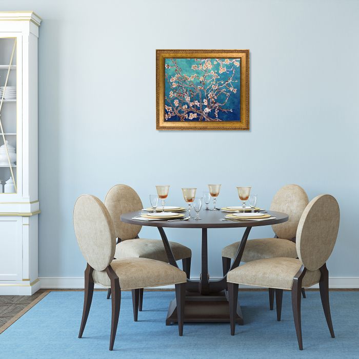 Branches of an Almond Tree (Luxury Line) Pre-Framed - Versailles Gold King Frame 20" X 24"