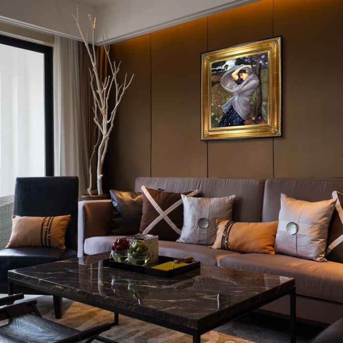 Boreas Pre-Framed - Regency Gold Frame 20"X24"