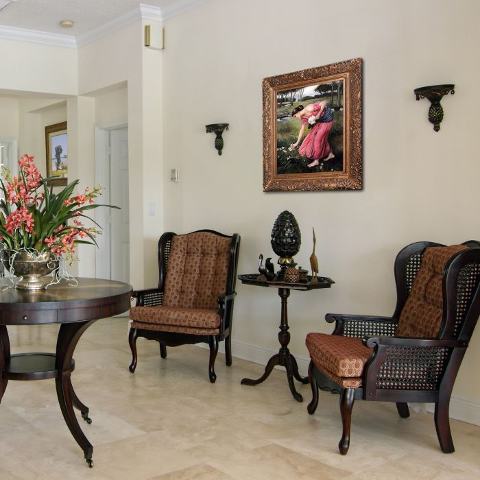 Narcissus Pre-Framed - Burgeon Gold Frame 20"X24"