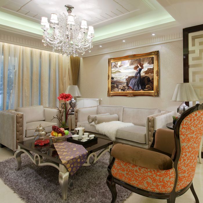 Miranda - The Tempest Pre-Framed - Victorian Gold Frame 24"X36"