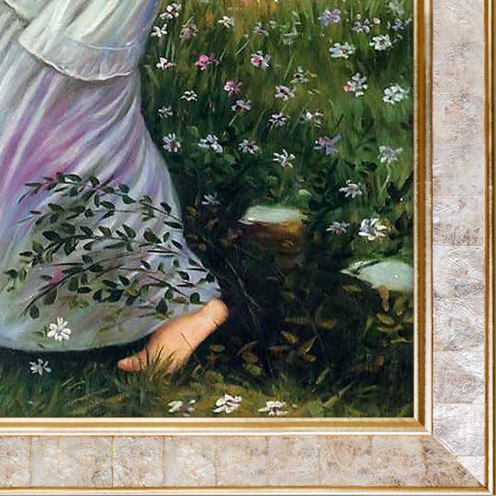 Windflowers, 1902 Pre-Framed - Gold Pearl Frame 24" X 36"