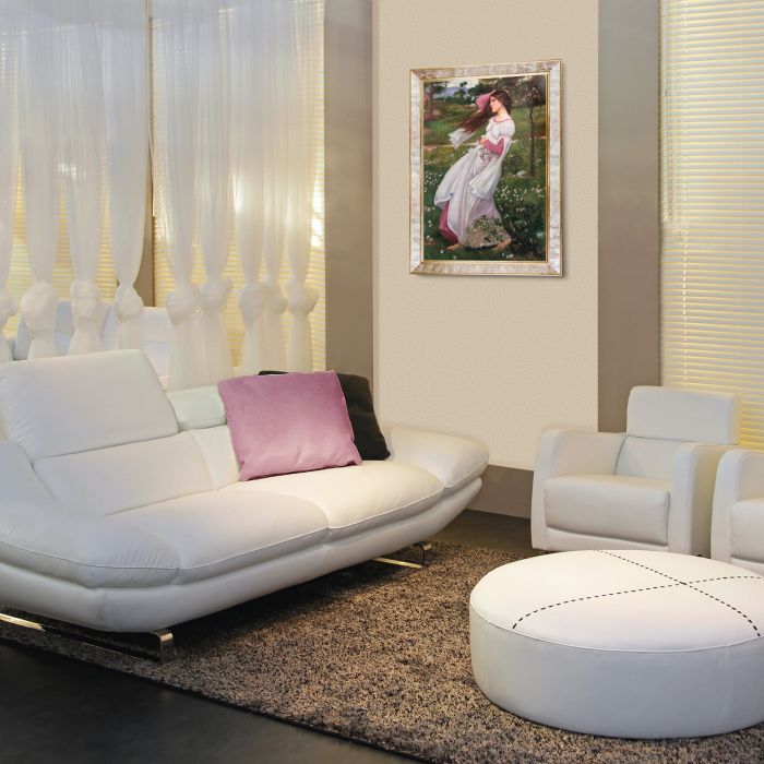 Windflowers, 1902 Pre-Framed - Gold Pearl Frame 24" X 36"