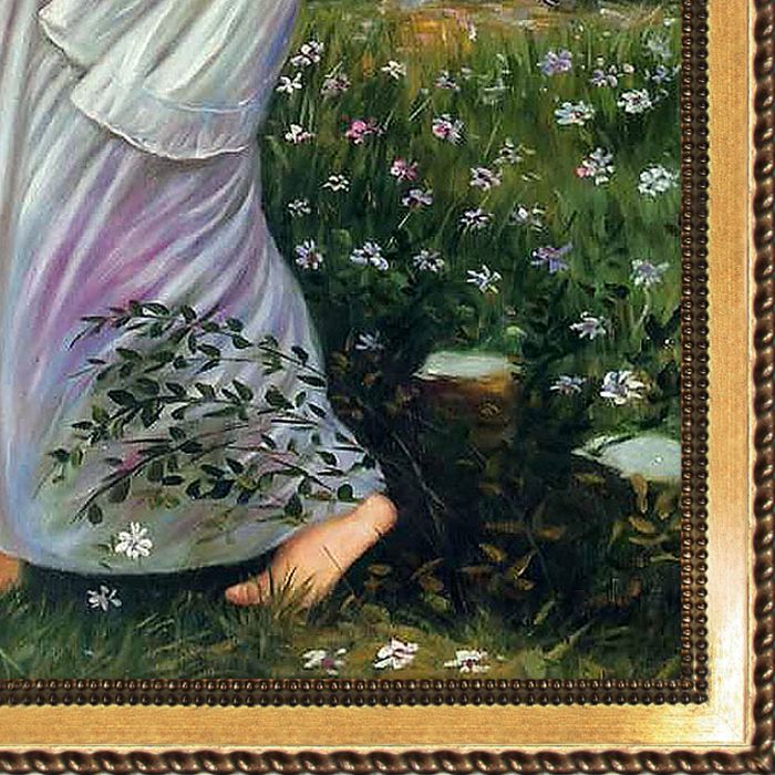 Windflowers, 1902 Pre-Framed - Verona Gold Braid Frame 24"X36"