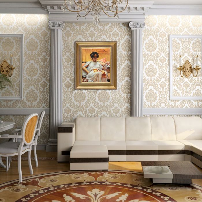 Cleopatra, 1888 Pre-Framed - Mediterranean Gold Frame 20"X24"