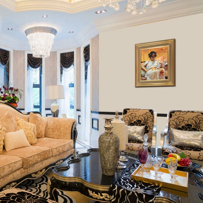 Cleopatra, 1888 Pre-Framed - Mediterranean Gold Frame 20"X24"