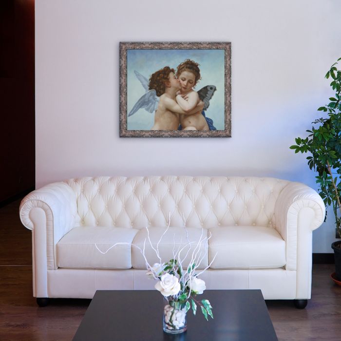 First Kiss Pre-Framed - Italian Renaissance Frame 20"X24"