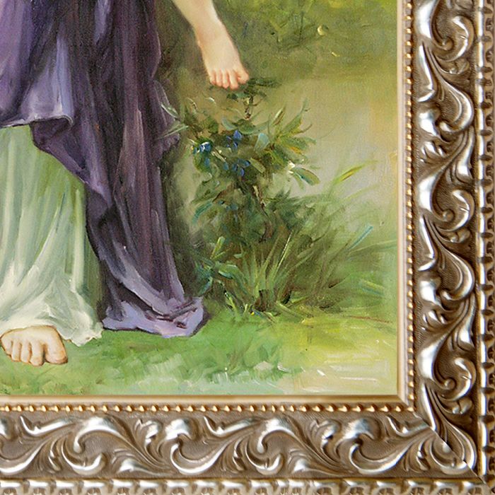 Songs of Spring, 1889 Pre-Framed - Rococo Silver 20"X24"