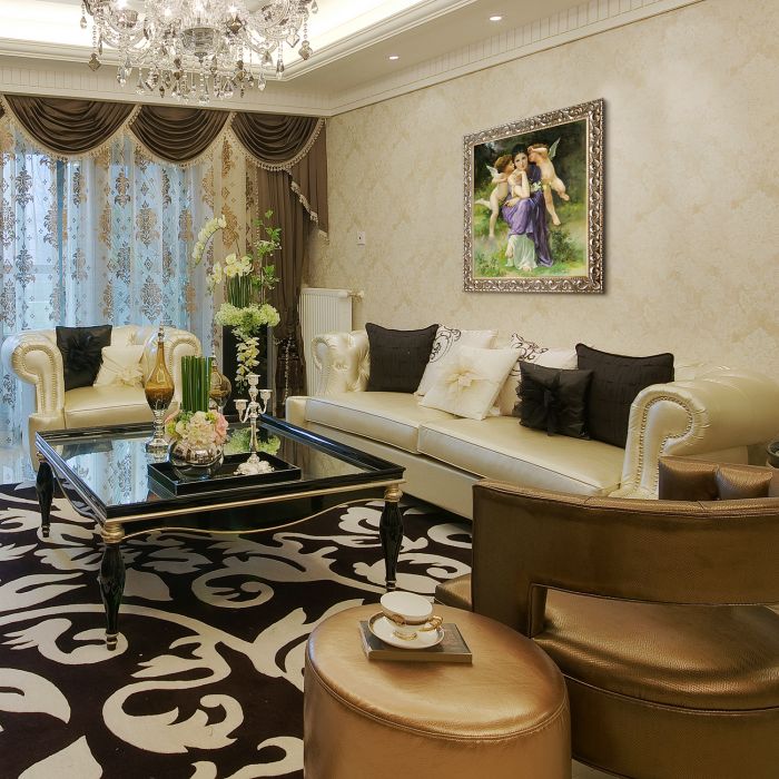 Songs of Spring, 1889 Pre-Framed - Rococo Silver 20"X24"