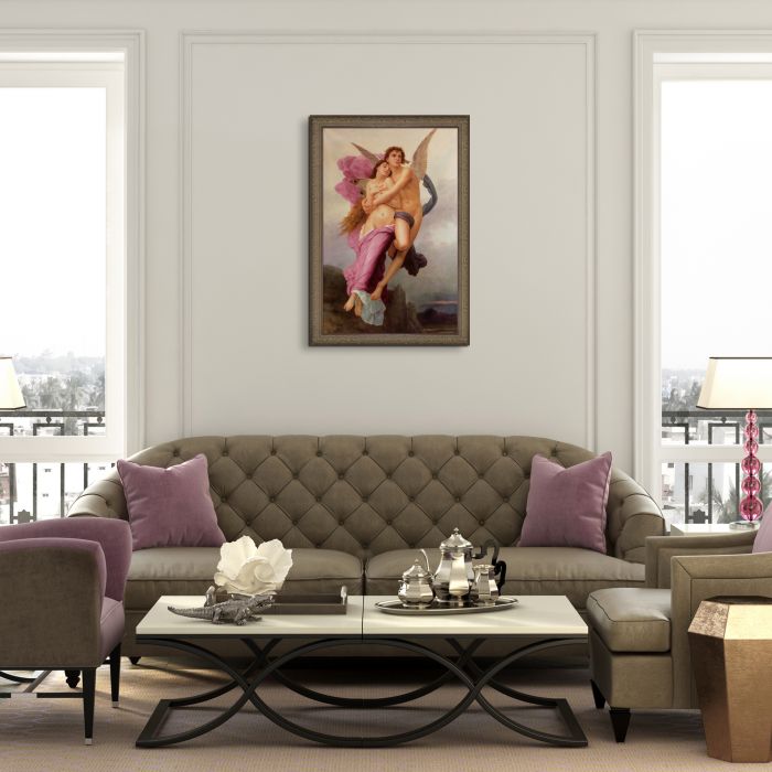 The Abduction of Psyche, 1895 Pre-Framed - Victorian Bronze Frame 24