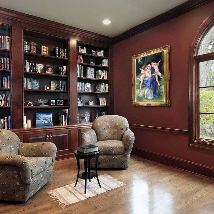 Songs of Spring, 1889 Pre-Framed - Victorian Gold Frame 24"X36"