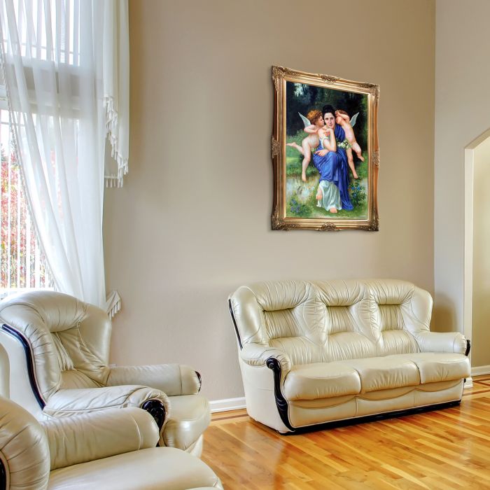 Songs of Spring, 1889 Pre-Framed - Victorian Gold Frame 24"X36"