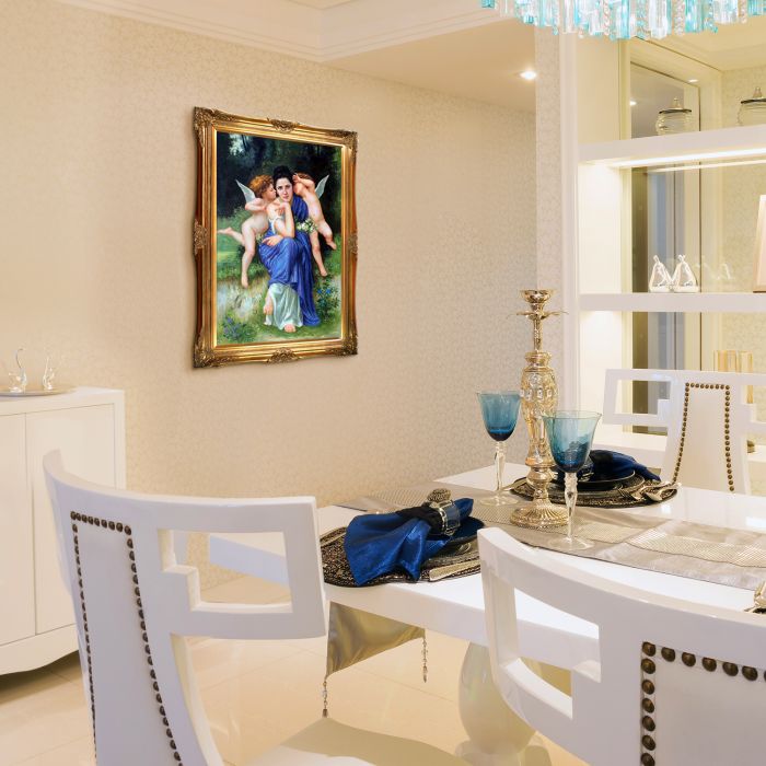 Songs of Spring, 1889 Pre-Framed - Victorian Gold Frame 24"X36"