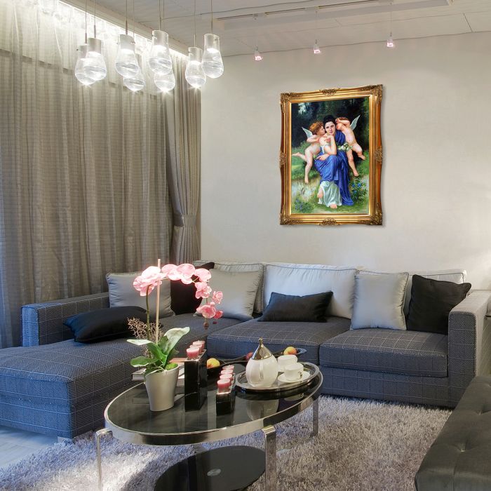 Songs of Spring, 1889 Pre-Framed - Victorian Gold Frame 24"X36"