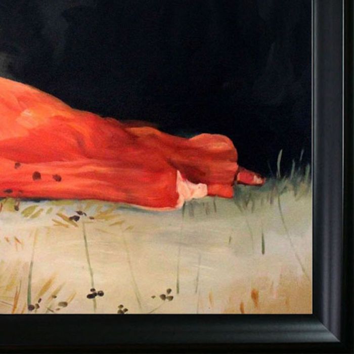 The New Novel Pre-Framed - Black Matte Frame 24"X36"