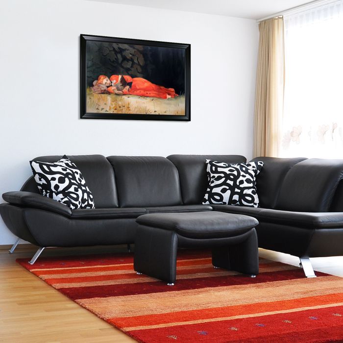 The New Novel Pre-Framed - Black Matte Frame 24"X36"