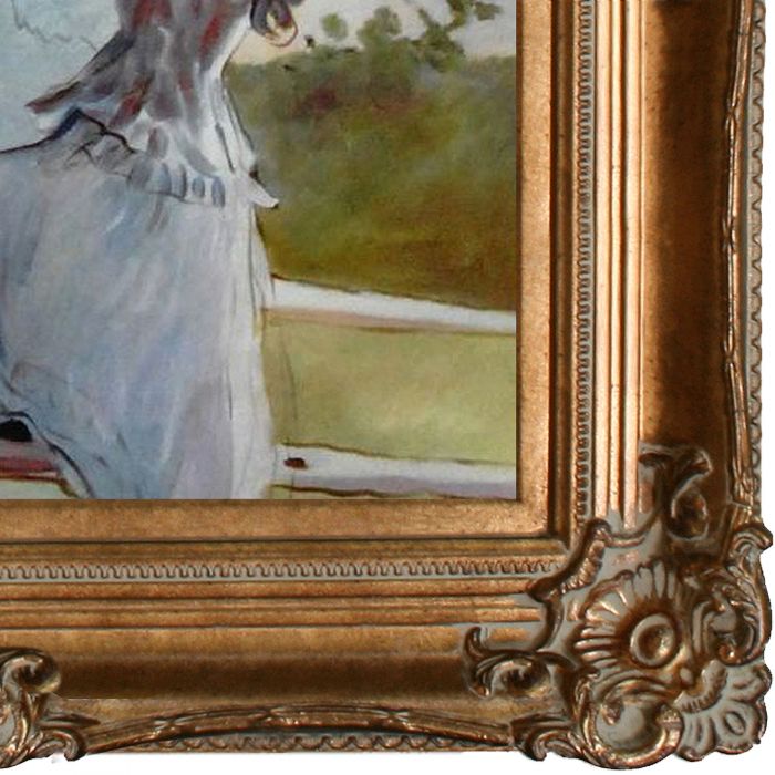 On the Fence Pre-Framed - Renaissance Bronze Frame 20"X24"