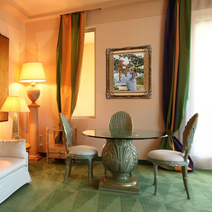 On the Fence Pre-Framed - Renaissance Bronze Frame 20"X24"