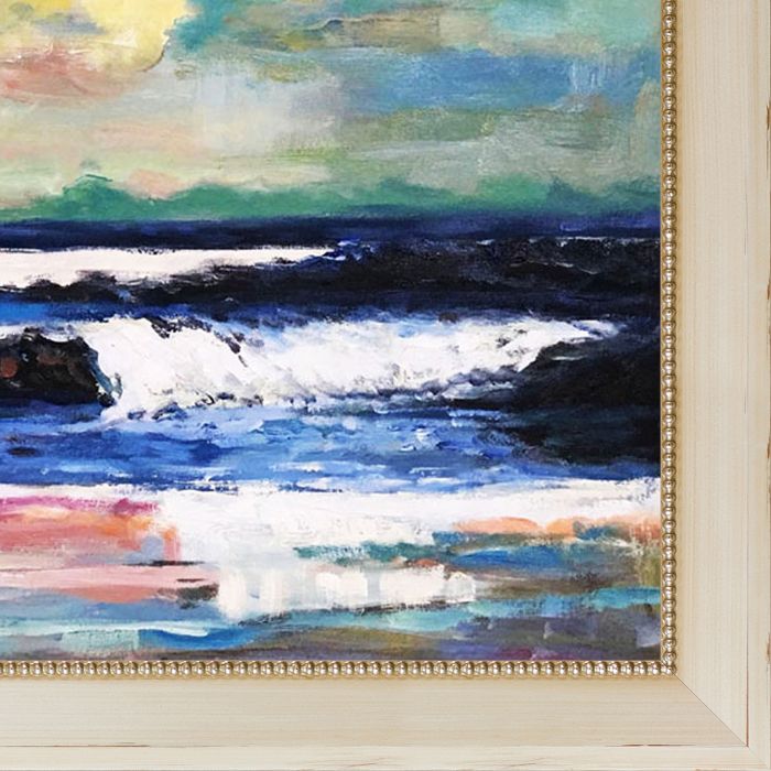 On the Beach Pre-Framed - Constantine Frame 24" X 36"