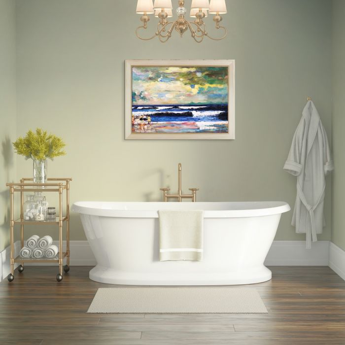 On the Beach Pre-Framed - Constantine Frame 24" X 36"