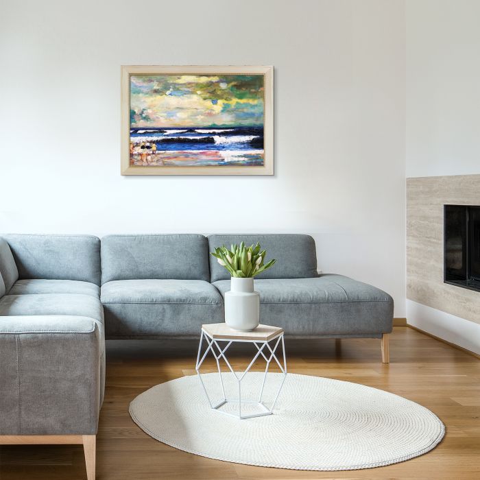 On the Beach Pre-Framed - Constantine Frame 24" X 36"