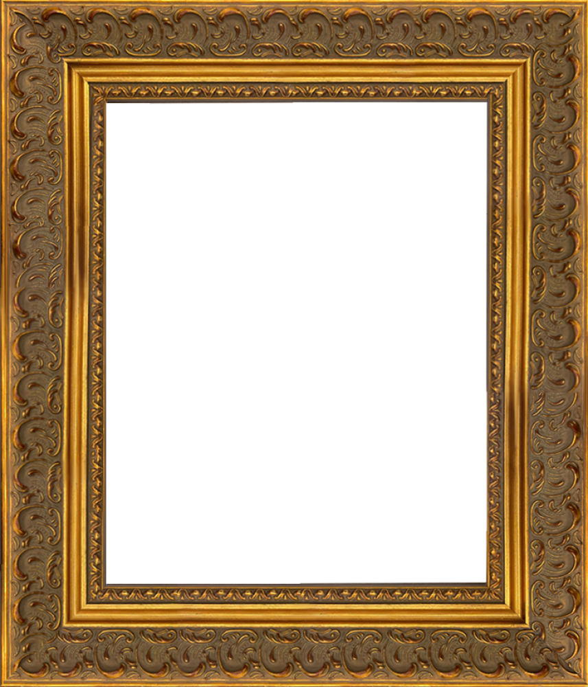 Baroque Antique Gold Frame 8"X10"