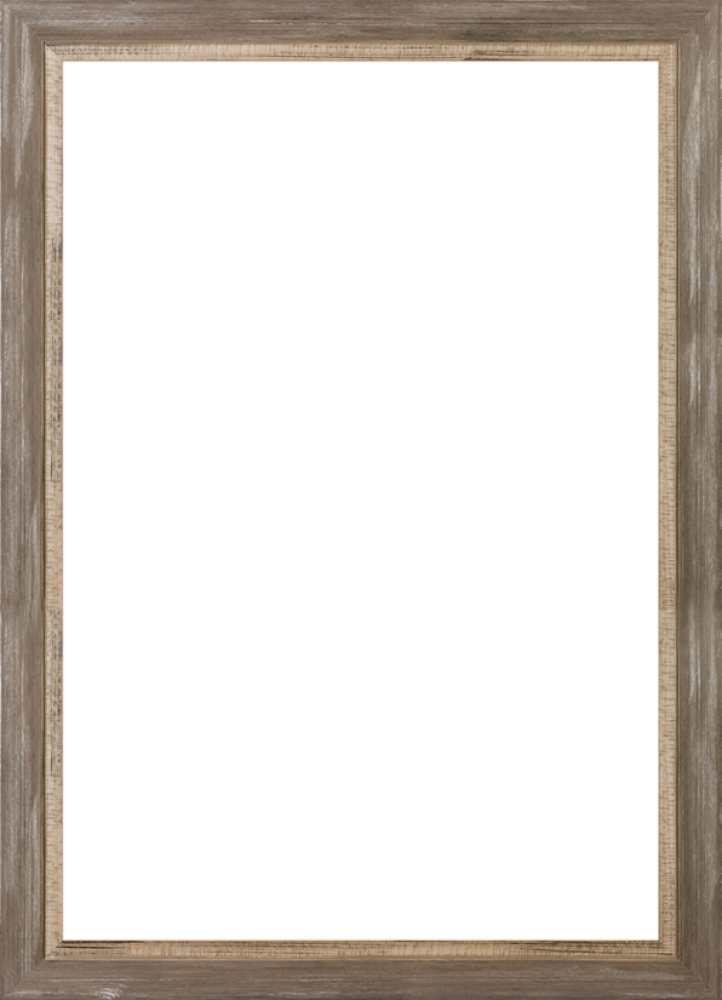 Miramar Distressed Charcoal Grey Frame 24" X 36"