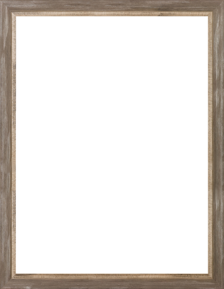 Miramar Distressed Charcoal Grey Frame 30" X 40"