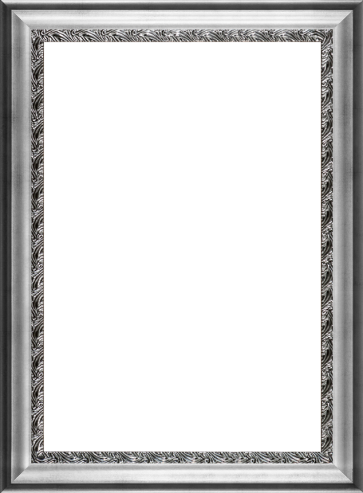 Athenian Silver Wave Custom Stacked Frame 24