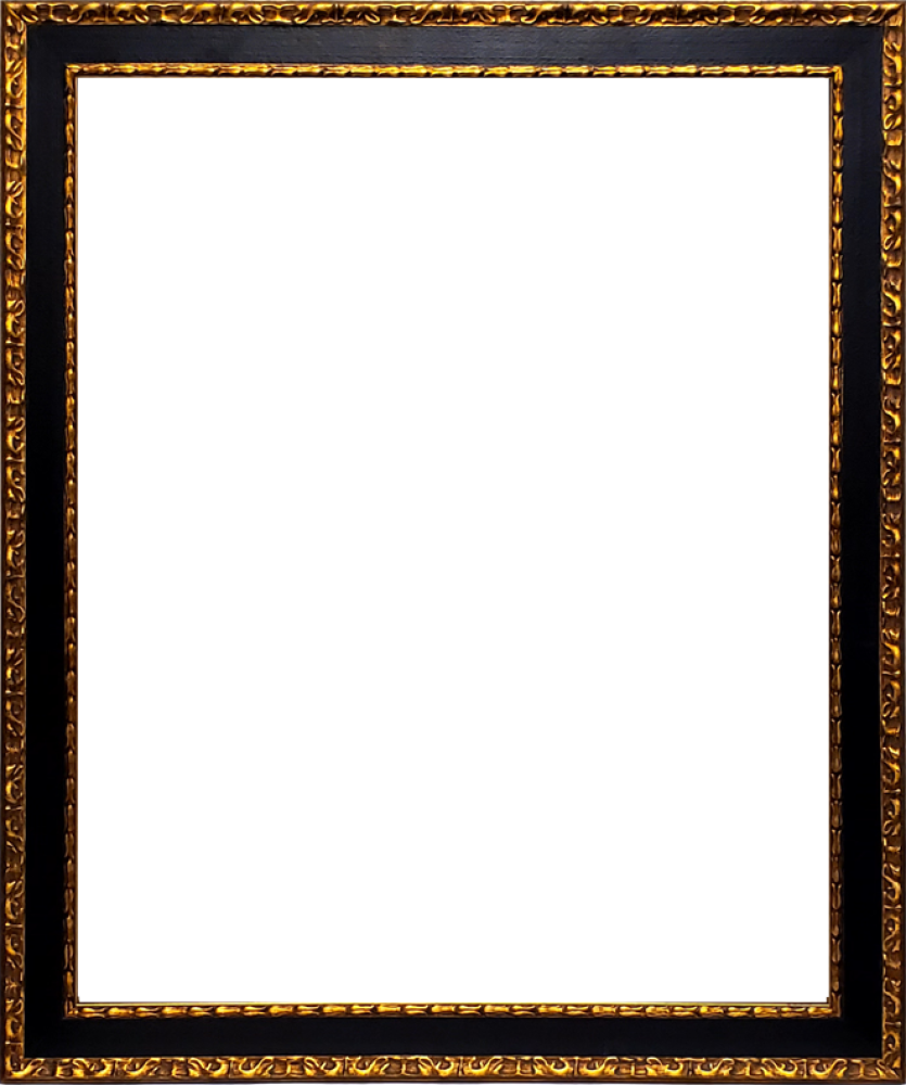 Verona Black and Gold Braid 20" X 24"