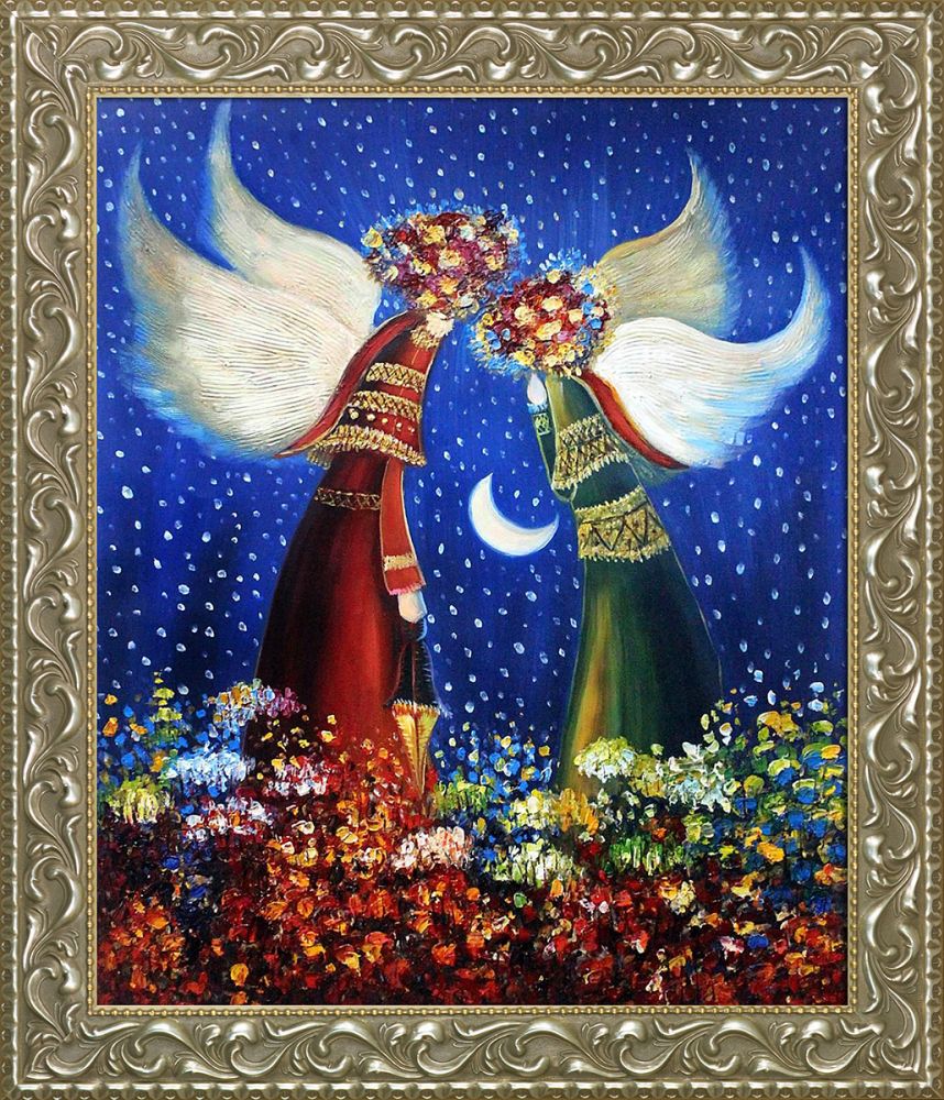 Angels Pre-Framed - Rococo Silver 20"X24"