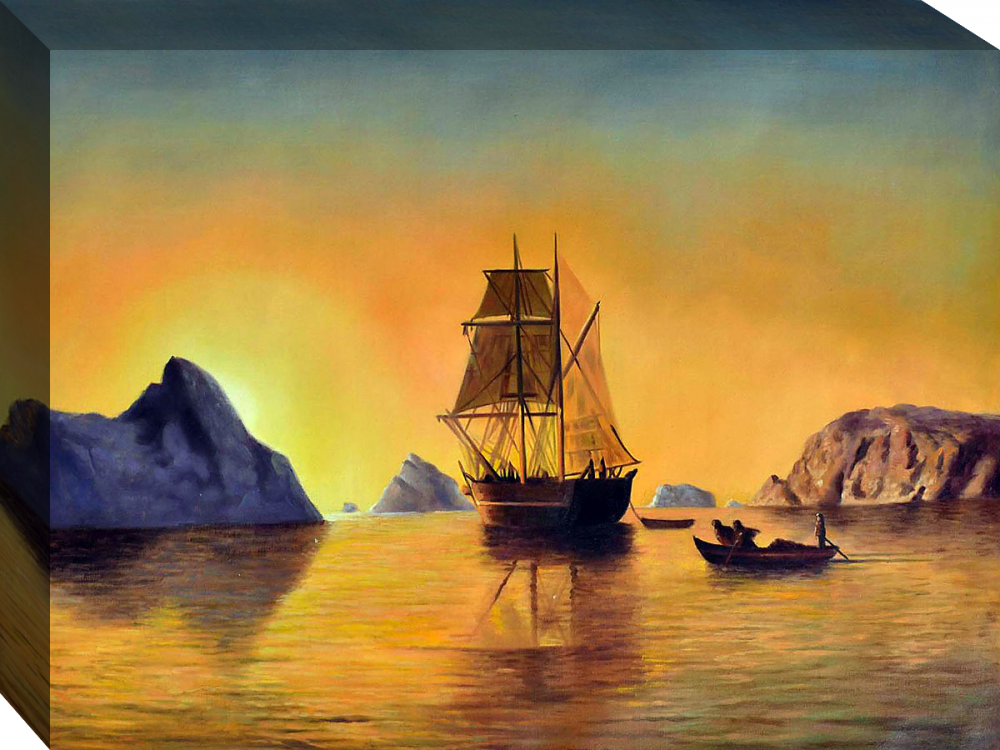 Arctic Scene Gallery Wrapped - Gallery Wrap 30"X40"