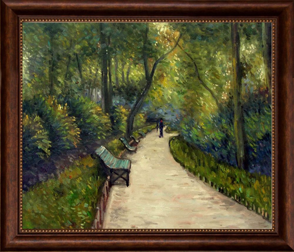 Parc Monceau Pre-Framed - Verona Cafe Frame 20"X24"
