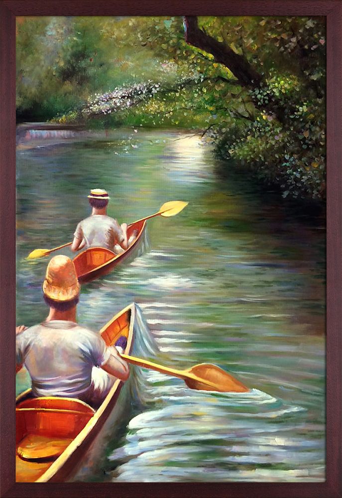 Les Perissoires Pre-Framed - Open Grain Mahogany 24" X 36"