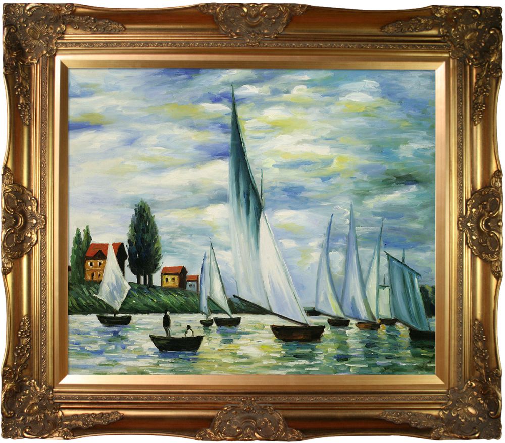 Regates at Argenteuil Pre-Framed - Victorian Gold Frame 20"X24"
