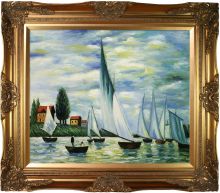 Regates at Argenteuil Pre-Framed
