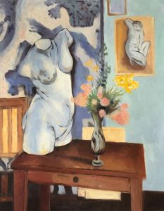 Greek Torso with Flowers