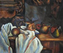 Ginger Pot with Pomegranate and Pears