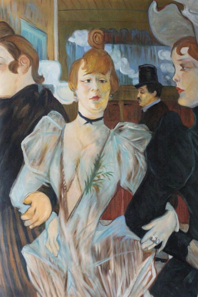 La Goulue arriving at the Moulin Rouge