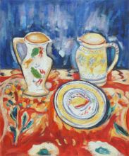 Still Life with Breton Pottery