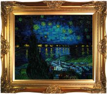 Starry Rhone Collage Pre-Framed