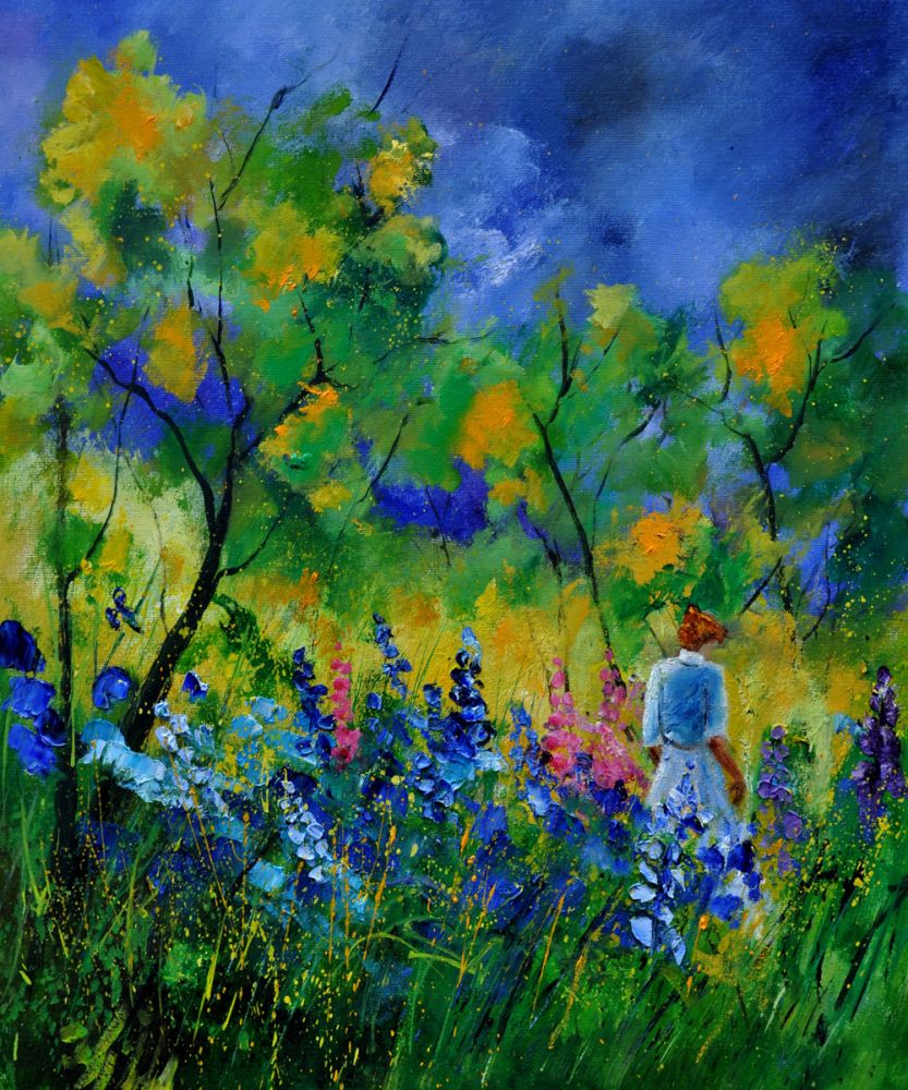 Summer walk in the wood