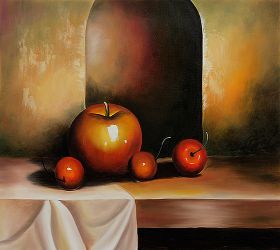 Apples On A Sideboard