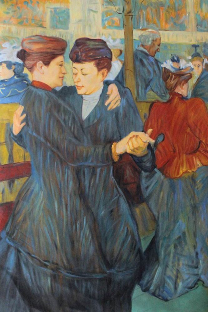 At the Moulin Rouge Two Women Waltzing
