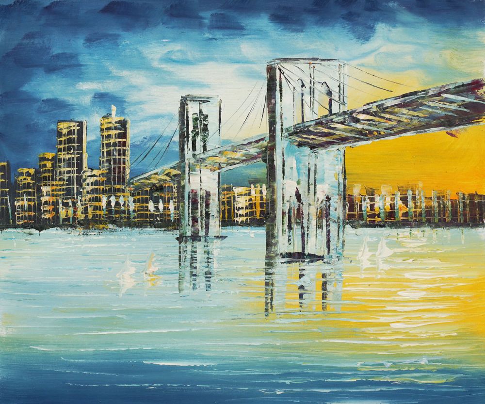 Brooklyn Bridge, Evening