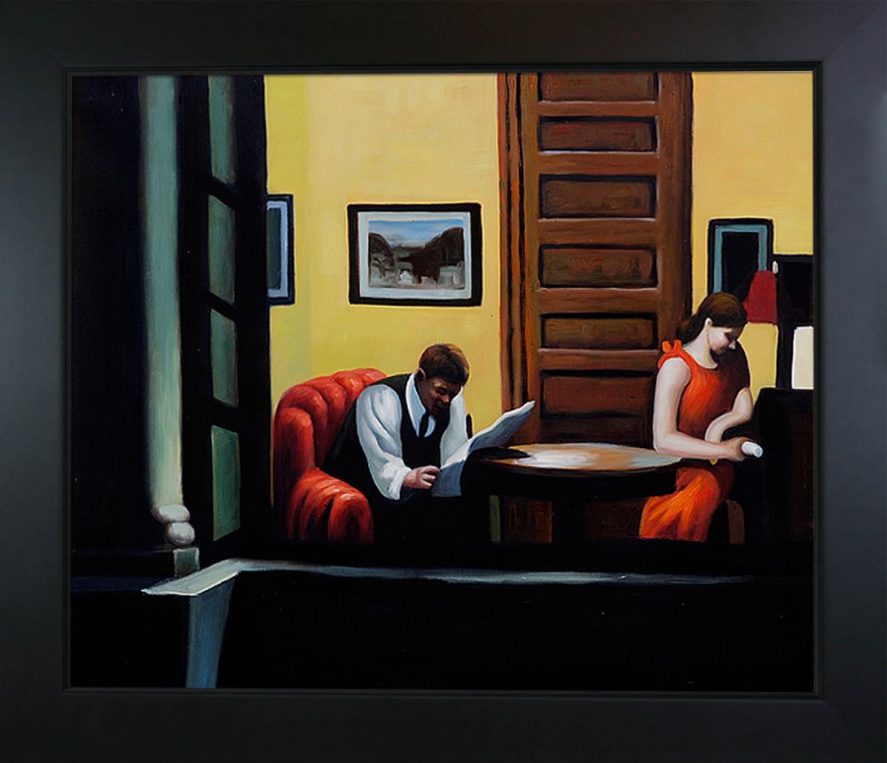 Room in New York Pre-Framed - New Age Black Frame 20"X24"