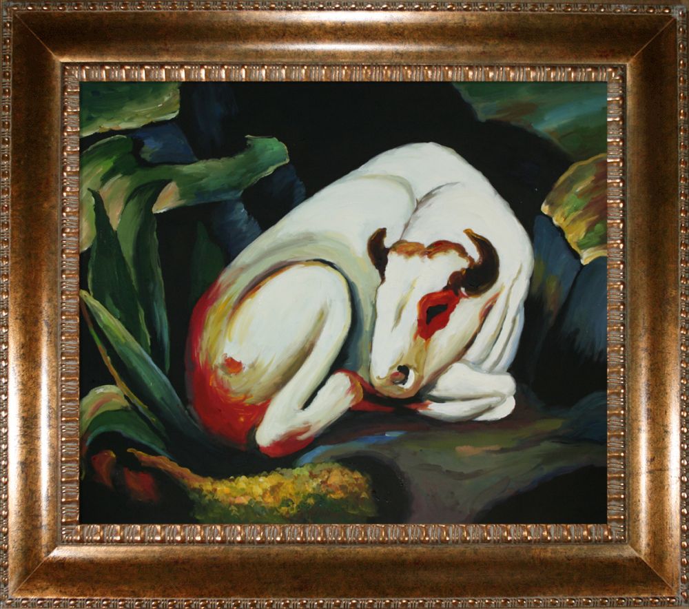 The Bull Pre-Framed - El Dorado Gold Frame 20"X24"