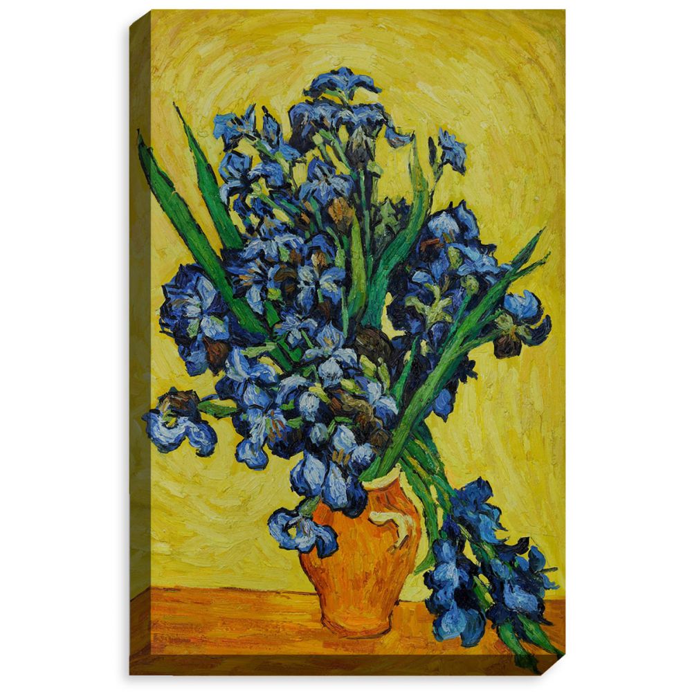 Irises in a Vase Gallery Wrap - Gallery Wrap 24"X36"